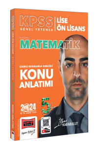 Yargı Yayınları 2024 KPSS Lise Ön Lisans 5Yüz Ekibi Matematik Çıkmış Sorularla Desteklenmiş Analizli Konu Anlatımı