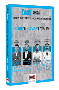 Yargı Yayınları 2024 ÖABT Beden Eğitimi ve Spor Öğretmenliği Fairplay Sorun Cevaplayalım