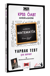 Yargı Yayınları 2024 ÖABT İlköğretim Matematik Öğretmenliği Yaprak Test