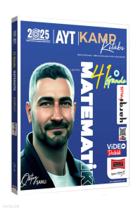 Yargı Yayınları 2025 AYT 41 Günde Matematik Video Destekli Kamp Kitabı