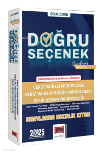 Yargı Yayınları 2025 Doğru Seçenek Vergi Dairesi Müdürlüğü Sınavlarına Hazırlık Kitabı