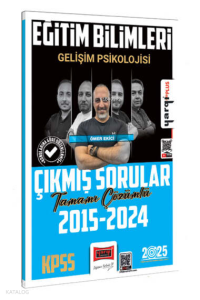 Yargı Yayınları 2025 Kpss Eğitim Bilimleri Gelişim Psikolojisi ;Tamamı Çözümlü Çıkmış Sorular