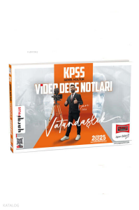 Yargı Yayınları 2025 KPSS Genel Kültür Vatandaşlık Video Ders Notları