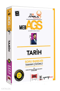 Yargı Yayınları 2025 MEB-AGS Anka Serisi Tarih Tamamı Çözümlü Soru Bankası