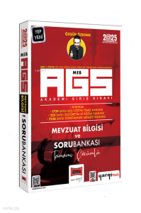 Yargı Yayınları 2025 MEB-AGS Mevzuat Bilgisi ve Tamamı Çözümlü Soru Bankası