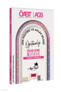 Yargı Yayınları 2025 ÖABT DKAB-DHBT Din Kültürü ve Ahlak Bilgisi Öğretmenliği Tamamı Çözümlü 5 Deneme