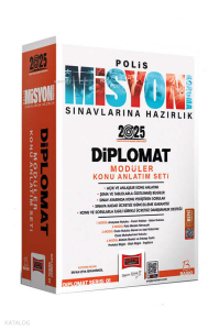 Yargı Yayınları 2025 Polis Misyon Sınavlarına Hazırlık Diplomat Serisi Diplomat Modüler Konu Anlatım Seti