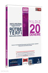 Yargı Yayınları 2025 Rütbe Terfi Sınavlarına Hazırlık Yıldız 20 Deneme