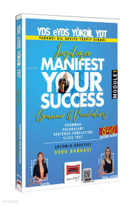 Yargı Yayınları 2025 YDS eYDS YÖKDİL YDT İngilizce Manifest Your Success Grammar & Vocabulary (Module 1)