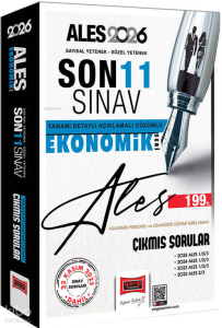 Yargı Yayınları 2026 ALES Sayısal-Sözel Yetenek Son 11 Sınav Çıkmış Sorular (Ekonomik Seri)