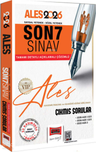 Yargı Yayınları 2026 ALES Sayısal-Sözel Yetenek Son 7 Sınav Çıkmış Sorular (23 Kasım 2025)