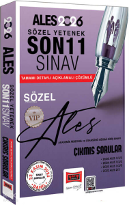 Yargı Yayınları 2026 ALES Sözel Yetenek Son 11 Sınav Çıkmış Sorular (23 Kasım 2025)