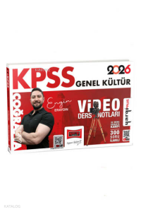 Yargı Yayınları 2026 KPSS Genel Kültür Coğrafya Video Ders Notları