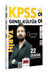 Yargı Yayınları 2026 KPSS Genel Kültür Tamamı Çözümlü Tarih 22 Deneme