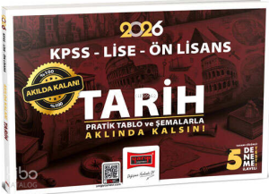 Yargı Yayınları 2026 KPSS Lise Ön Lisans Akılda Kalan Pratik Tablo ve Şemalarla Tarih