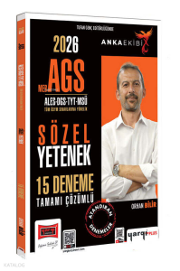 Yargı Yayınları 2026 MEB-AGS ALES DGS TYT MSÜ Anka Ekibi Sözel Yetenek Tamamı Çözümlü 15 Deneme