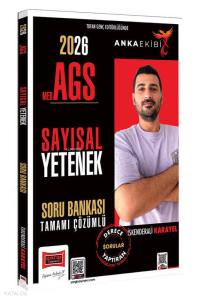 Yargı Yayınları 2026 MEB-AGS Anka Ekibi Sayısal Yetenek Tamamı Çözümlü Soru Bankası