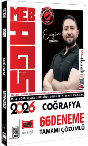 Yargı Yayınları 2026 MEB-AGS Coğrafya Tamamı Çözümlü 66 Deneme