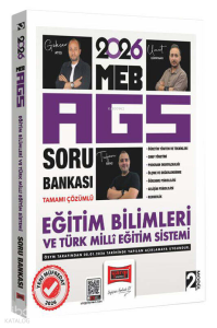 Yargı Yayınları 2026 MEB-AGS Eğitim Bilimleri ve Türk Milli Eğitim sistemi Tamamı Çözümlü Soru Bankası Modül 2