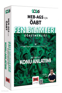 Yargı Yayınları 2026 MEB-AGS ÖABT Fen Bilimleri Öğretmenliği Konu Anlatımı