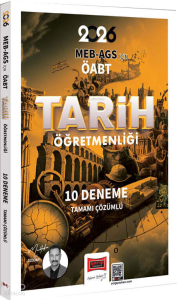 Yargı Yayınları 2026 MEB-AGS ÖABT Tarih Öğretmenliği Tamamı Çözümlü 10 Deneme