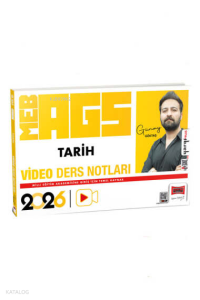 Yargı Yayınları 2026 MEB-AGS Öğretmen Adayları İçin Tarih Video Ders Notları