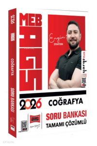 Yargı Yayınları 2026 MEB-AGS Tamamı Çözümlü Coğrafya Soru Bankası