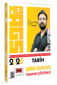 Yargı Yayınları 2026 MEB-AGS Tamamı Çözümlü Tarih Soru Bankası
