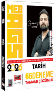 Yargı Yayınları 2026 MEB-AGS Tarih Tamamı Çözümlü 66 Deneme