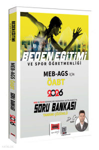 Yargı Yayınları 2026 ÖABT MEB-AGS Beden Eğitimi ve Spor Öğretmenliği Tamamı Çözümlü Soru Bankası