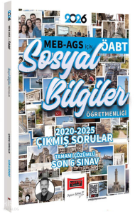 Yargı Yayınları 2026 ÖABT MEB-AGS Sosyal Bilgiler Öğretmenliği 2020-2025 Çıkmış Sınav Soruları