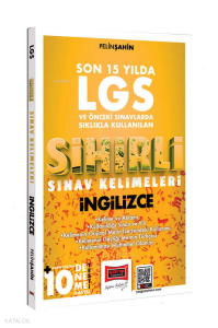 Yargı Yayınları 8.Sınıf LGS Son 15 Yılda Sıklıkla Kullanılan Sihirli Sınav Kelimeleri İngilizce