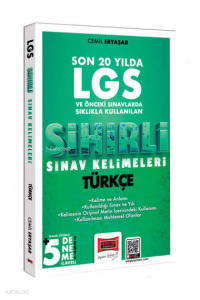 Yargı Yayınları 8.Sınıf LGS Türkçe Son 20 Yılda Sıklıkla Kullanılan Sihirli Sınav Kelimeleri