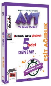 Yargı Yayınları AYT Eşit Ağırlık Tamamı Video Çözümlü 5 Deneme