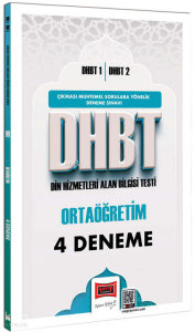 Yargı Yayınları DHBT 1 - DHBT 2 Ortaöğretim 4 Deneme Sınavı