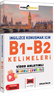Yargı Yayınları İngilizce Konuşmak İçin B1-B2 Kelimeleri Video Anlatımlı Renkli Çeviri
