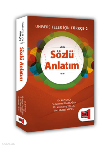 Yargı Yayınları Sözlü Anlatım Üniversiteler İçin Türkçe – 2