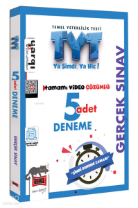 Yargı Yayınları TYT Tamamı Video Çözümlü 5 Deneme Sınavı