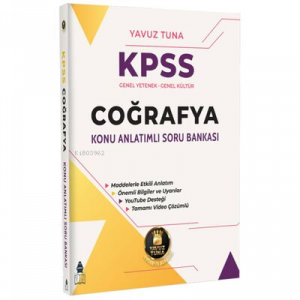 Yavuz Tuna KPSS Coğrafya Konu Anlatımlı Soru Bankası