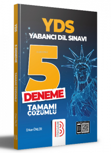 YDS Yabancı Dil Sınavı Tamamı Çözümlü 5 Deneme