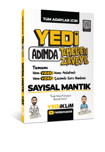 Yedi Adımda Temelden Zirveye Sayısal Mantık Video ;Konu Anlatımlı Video Çözümlü Soru Bankası