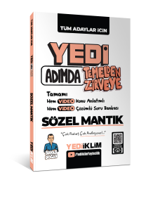 Yedi Adımda Temelden Zirveye Sözel Mantık Video Konu Anlatımlı Video Çözümlü Soru Bankası