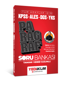 Yediiklim 2024 Tüm Adaylar İçin KPSS - ALES - DGS - YKS Tamamı Video Çözümlü Paragraf Soru Bankası