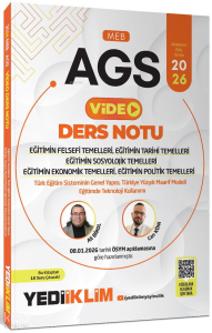 Yediiklim 2026 MEB AGS Eğitimin Temelleri ve Temel Kavramlar Türk Milli Eğitim Sisteminin Genel Yapısı Eğitim ve Öğretim Te