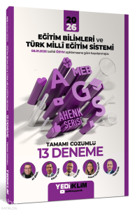 Yediiklim MEB-AGS Ahenk Eğitim Bilimleri ve Türk Milli Eğitim Sistemi Tamamı Çözümlü 13 Deneme