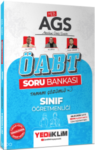 Yediiklim Yayınevi MEB AGS Sınıf Öğretmenliği Soru Bankası