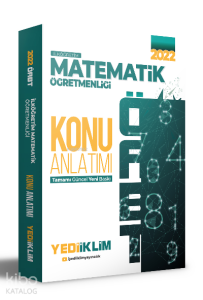Yediiklim Yayınları 2022 ÖABT İlköğretim Matematik Öğretmenliği Konu Anlatımı