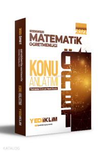 Yediiklim Yayınları 2022 ÖABT Ortaöğretim Matematik Öğretmenliği Konu Anlatımı