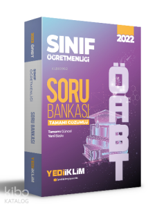 Yediiklim Yayınları 2022 ÖABT Sınıf Öğretmenliği Tamamı Çözümlü Soru Bankası