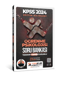 Yediiklim Yayınları 2024 Eğitim Bilimleri Atölye Serisi Öğrenme Psikolojisi Tamamı Video Çözümlü Soru Bankası
